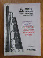 Radu Suman - Constructii metalice de procedee de sudare