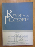 Revista de Filozofie, tomul 12, nr. 12, 1965