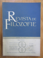 Revista de Filozofie, tomul 12, nr. 8, 1965