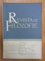 Revista de Filozofie, tomul 14, nr. 5, 1967