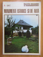 Revista Monumente istorice si de arta, nr. 1, 1987