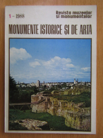 Revista Monumente istorice si de arta, nr. 1, 1988