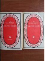George Calinescu - Scrinul negru (2 volume)