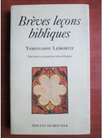 Yeshayahou Leibowitz - Breves lecons bibliques