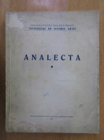 Analecta (volumul 1)
