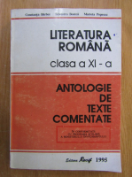 Constanta Barboi - Literatura romana, clasa a XI-a. Antologie de texte comentate