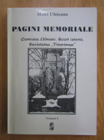 Matei Ulmeanu - Pagini memoriale (volumul 1)