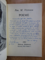 Pan M. Vizirescu - Poeme (cu autograful autorului)