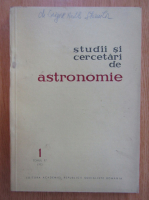Studii si cercetari de astronomie, volumul 17, nr. 1, 1972