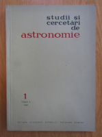 Studii si cercetari de astronomie, volumul 9, nr. 1, 1964