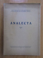 Analecta (volumul 4)