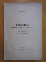 Constantin Bobulescu - Cronica bisericii Sf. Ecaterine (1927)