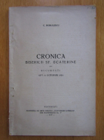Constantin Bobulescu - Cronica bisericii Sf. Ecaterine