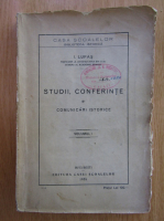 Ioan Lupas - Studii, conferinte si comunicari istorice (volumul 1)