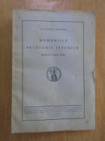 Memoriile sectiunii istorice, seria III, volumul 18, 1937