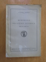 Memoriile sectiunii istorice, seria III, volumul 20, 1939