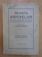 Revista Arhivelor, volumul 4, 1940