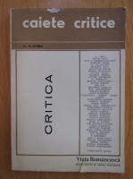 Revista Caiete Critice, nr. 3-4, 1984