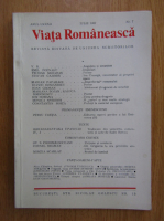 Anticariat: Revista Viata Romaneasca, anul LXXXII, nr. 7, iulie 1987