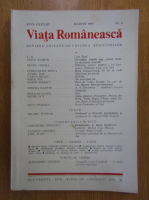 Revista Viata Romaneasca, anul LXXXIII, nr. 3, martie 1988