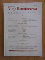 Anticariat: Revista Viata Romaneasca, anul LXXXIV, nr. 4, aprilie 1989