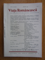 Revista Viata Romaneasca, anul LXXXIV, nr. 6, iunie 1989