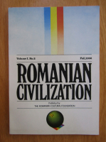 Anticariat: Romanian Civilization (volumul 1, nr. 2, 1992)