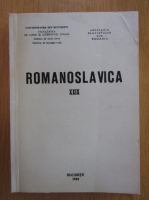 Romanoslavica (volumul 29)