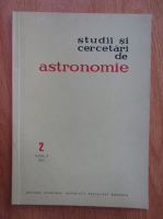 Anticariat: Studii si cercetari de astronomie si seismologie, volumul 11, nr. 2, 1966