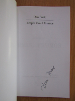 Anticariat: Dan Puric - Despre omul frumos (cu autograful autorului)