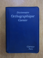 Dictionnaire orthographie Garnier