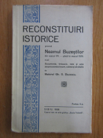 Gh. S. Buzescu - Reconstituiri istorice privind neamul buzestilor