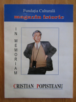 In memoriam Cristian Popisteanu