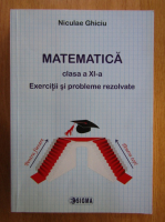 Niculae Ghiciu - Matematica. Clasa a XI-a. Exercitii si probleme rezolvate