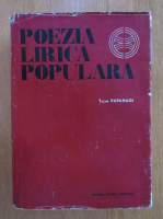 Tache Papahagi - Poezia lirica populara
