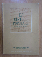 12 cantece populare pentru voce si pian