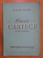Anatol Vieru - Cinci cantece pe teme populare