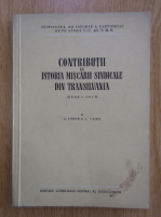 L. Fodor - Contributii la istoria miscarii sindicale din Transilvania