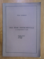 Nelu Ionescu - Trei piese instrumentale cu acompaniament de pian