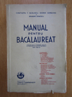 Constantin F. Nicolescu - Manual pentru bacalaureat