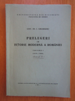 I. Gheorghiu - Prelegeri de istorie moderna a Romaniei, fascicola 2