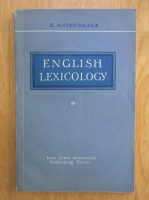 N. Rayevskaya - English Lexicology