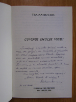 Traian Rotaru - Cuvinte smulse vietii (cu autograful autorului)