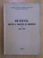 Hrisovul. Buletin al Facultatii de Arhivistica