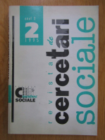 Revista de Cercetari Sociale, anul 2, nr. 2, 1995