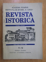 Revista istorica, nr. 11-12, tomul 2, noiembrie-decembrie 1991