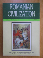Revista Romanian Civilization, volumul 4, nr. 2, vara 1995