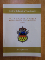 Acta Transylvanica, volumul 1, 2004