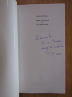 Adrian Fratila - Legea penala vs. Pasarea Lira (cu autograful autorului)