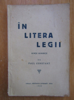 Paul Constant - In litera legii